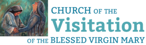 Church of the Visitation of the Blessed Virgin Mary logo with image