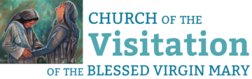 Church of the Visitation of the Blessed Virgin Mary logo with image